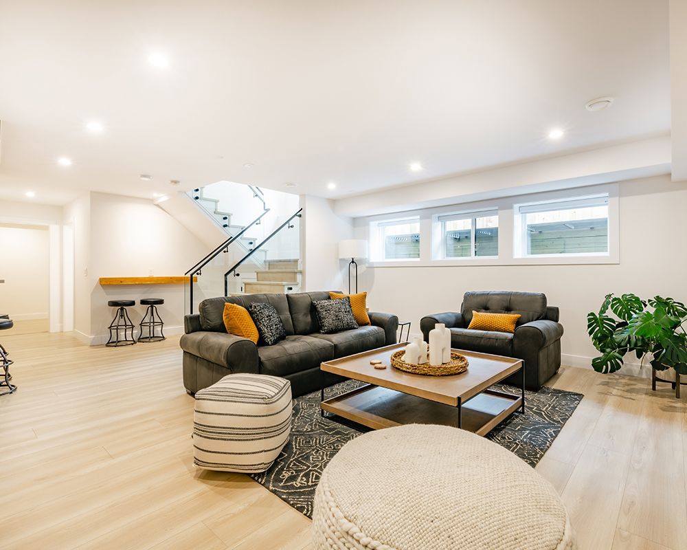 Finished basement by Northern Builder Co-op